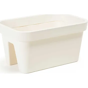 Květináč Květináč plast béžový HowHomely 45 cm x 29 cm x 24 cm