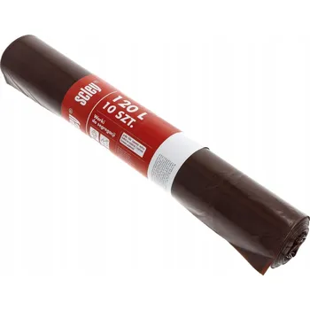 Pytle na odpadky Scley Pytle na odpadky 120L 10 Ks Hnědé Bio na tříděný odpad (Pytle120Lbio)