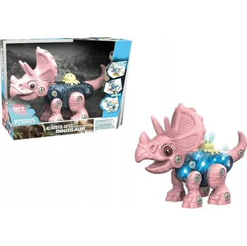Figurka Dinosaurus Triceratops pro kroucení, svítící montáž