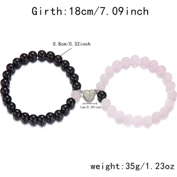 Náramek Svítící magnetický náramek pro páry | náramek, šperk - Láska 4