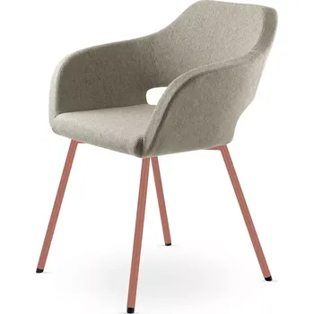 Křesílko POLO+ PO-N13 (4 nohá podnož cihlově červená PANTONE 17-1532 TCX)