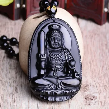 Náhrdelník Amitábha ochranný amulet na krk | buddhistický náhrdelník, přívěsek - bu dong zun