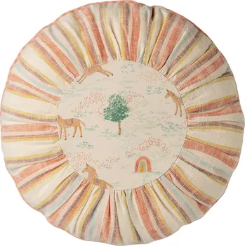 Bytový textil Maileg Malý kulatý polštářek Unicorn Maileg Cushion Round, Small - Unicorn