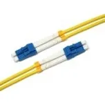 Duplexní patch kabel SM 9/125, OS2, LC-LC, LS0H, 1m