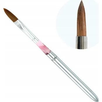 Kosmetický štětec ŠTĚTEC NA AKRYL GEL 15MM #8 SKLÁDACÍ KOVOVÝ