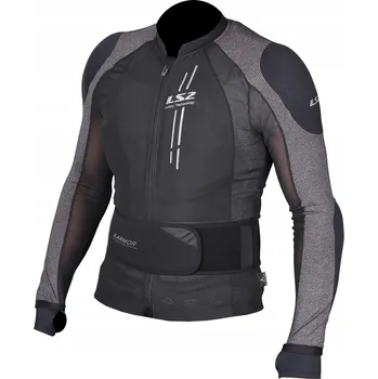 Moto bunda Pancéřová Vesta / Bunda Mikina Na Motorku LS2 X-Armor Man Black Silver M-L