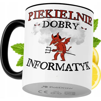 Hrnek Polidraw Hrnek Polidraw pro informatika na dárek keramika 330 ml