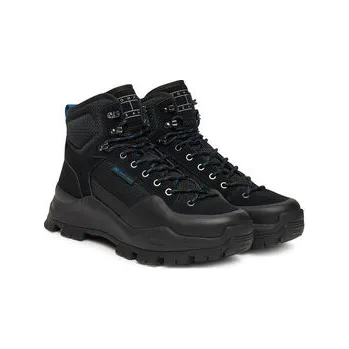 Pánské tenisky Trekingová obuv Tommy Jeans Tjm Hybrid Boot EM0EM01633 Černá 45