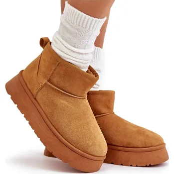 Dámská zimní obuv News Dámské sněhule 24BT26-7368 CAMEL velikost 40