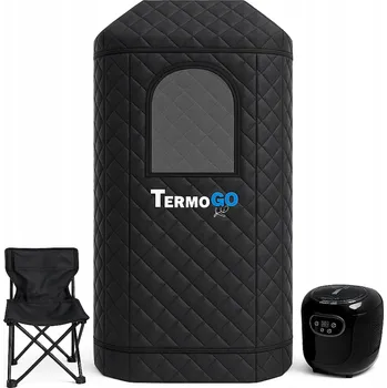 Sauna Přenosná parní sauna TERMO GO s židlí Combi Domácí SPA 180x53x53 cm