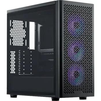 PC skříň Cooler Master case Elite 502, Průhledná bočnice, ATX, 3x 120mm ARGB Fan, černá