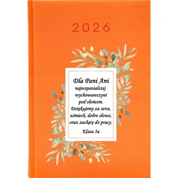 Kalendář Knižkový kalendář 2026 A5 oranžový