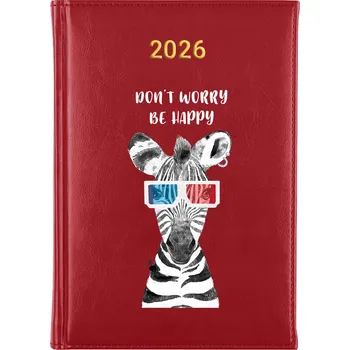 Kalendář Knižní kalendář 2026 A5 červený