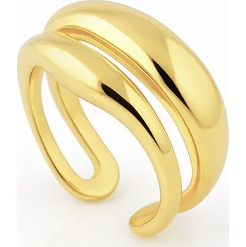 Prsten Prsten Wave zlaté stříbro 925