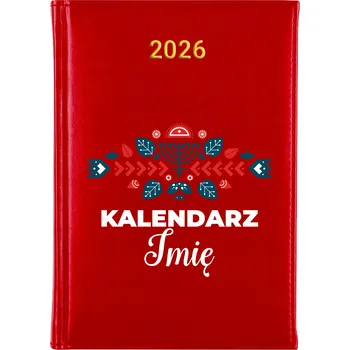 Kalendář Knižní kalendář 2026 A5 červený