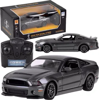 RC model auta rc auto FORD SHELBY GT500 1:24, 2.4 GHz, stříbrné