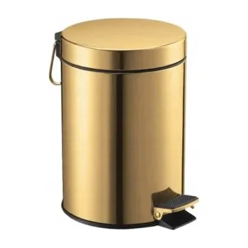 Odpadkový koš Zlatý pedálový Odpadkový koš STELLA 20.003-G