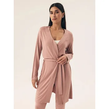 Dámský župan HENDERSON LADIES Dámský župan Noves dlouhý ke kolenům, zlatavě hnědá M i384_73205351