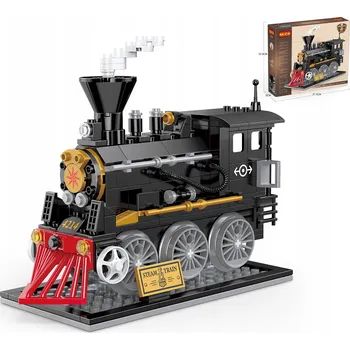 ostatní stavebnice STAVEBNICE COGO KLASICKÝ VLAK 246 DÍLKŮ