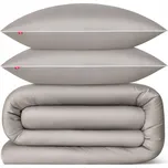 POVLEČENÍ SATÉNOVÉ 160X200 + 2 POVLEČENÍ NA POLŠTÁŘ 70X80 SADA POVLEČENÍ 100% BAVLNA