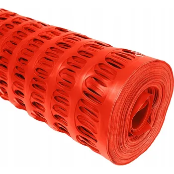 Pletivo Síť vidaXL, polyetylen, oranžová, 1 x 50 m