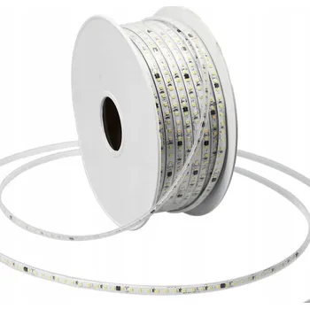 LED páska LED pásek 230V 2835 120 LED studená bílá, dělitelný po 20 cm, 9,5W, bez napájecího zdroje