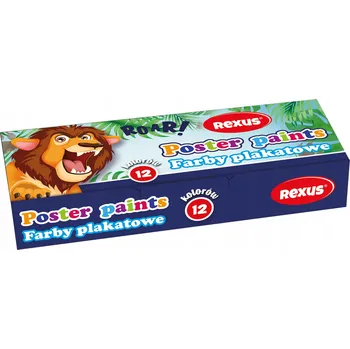 Vodová barva Plakátové barvy Beniamin 12 ks x 20 ml