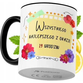 Hrnek Polidraw Hrnek Polidraw Narozeniny18 keramika 330 ml