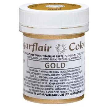 Čokoláda Sugarflair ZLATÁ 35 g