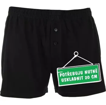 Trenýrky Trenýrky - Potřebuju uskladnit - XXXL černá