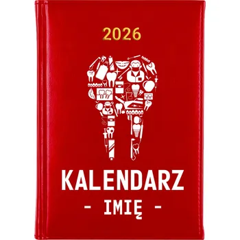 Kalendář Knižní kalendář 2026 A5 červený