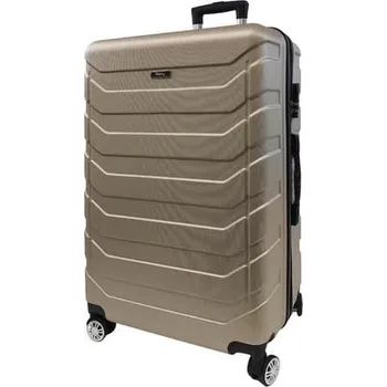 Bavy Cestovní kufr skořepinový 28" Ribs Gold beige