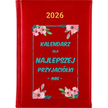 Kalendář Knižní kalendář 2026 A5 červený