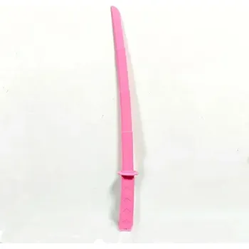 Dětská zbraň Teleskopický 3D samurajský meč katana | dětská hračka, vtipný dárek - Růžový