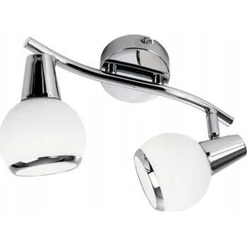 Nástěnné svítidlo Nástěnné svítidlo Reality bílé, stříbrné E14 40 W Lorois 817402-06