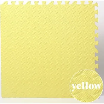 Hračka pro kojence Měkká pěnová podložka pro děti | dětská podložka, hrací koberec - Žluť , 6 ks