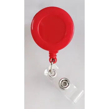 Vytahovací ABS držák na kartu | držák, klip - Čistá červená barva