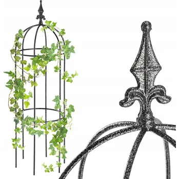 Obraz Kovová pergola Kadax, sloupek 80 cm