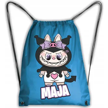 Školní batoh Školní vak na boty, batoh na tělocvik KUROMI HELLO KITTY + jméno #4