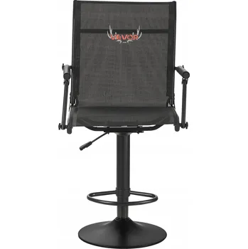 Skládací otočná lovecká židle 360° s područkami, vhodná i pro rybaření