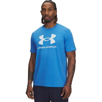 Pánské tričko tričko Under Armour Sportstyle Logo Update - Blue Atlantis/Blue Calm XXXL