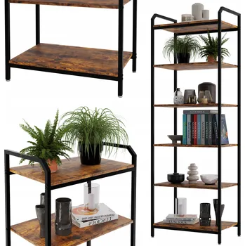 Knihovna Regál Lenmar 60 cm x 187 cm x 30 cm černý