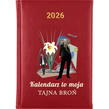 Kalendář Knižní kalendář 2026 A5 červený