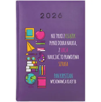 Kalendář Knihový kalendář 2026 A5 fialový
