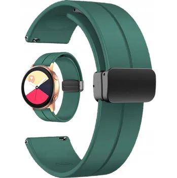 Řemínek na hodinky Univerzální 22mm zelený řemínek KBR Games