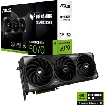Grafická karta ASUS VGA NVIDIA GeForce RTX 5070 TUF GAMING 12GB, 12GB GDDR7, 3xDP, 1xHDMI