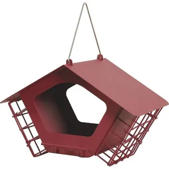 Pro ptáka Krmítko ZOLUX Duo (XL) červené 30x19x20cm