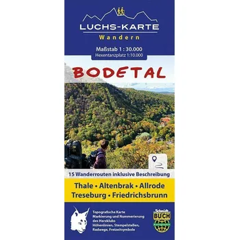 Luchskarte Bodetal - Spachmüller, Bernhard
