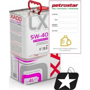 Motorový olej Xado Atomic Oil Luxury Drive 5W-40 4 l Motorový olej 5W-40