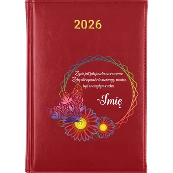 Kalendář Knižní kalendář 2026 A5 červený